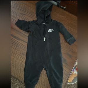 Nike Baby Boy Black One Piece Sleep n Play 6 Months